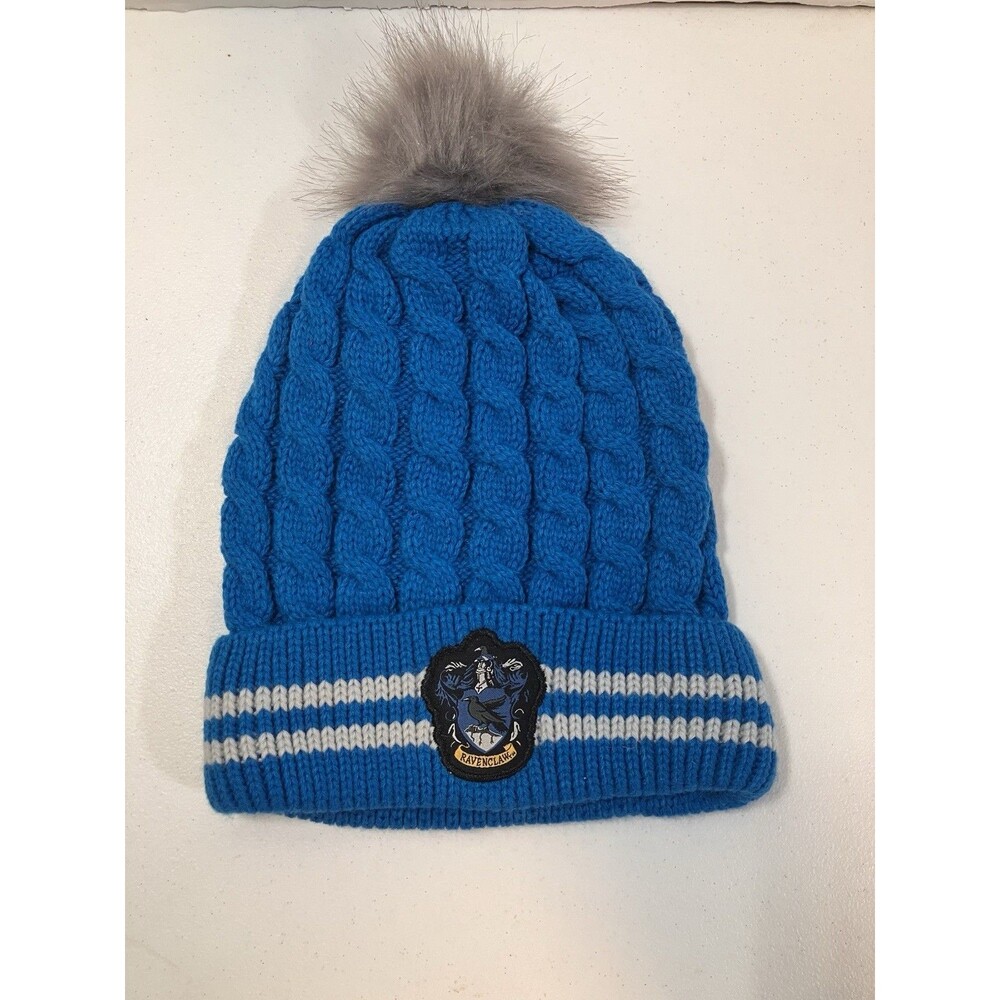 Ravenclaw Harry Potter Blue Winter Pom Pom Beanie Hat